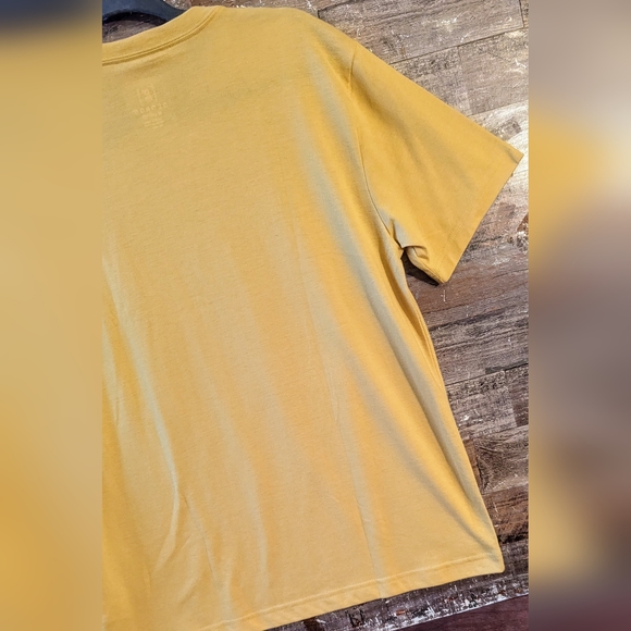 NWT Boho Western Cross Yellow Tee - Picture 12 of 14